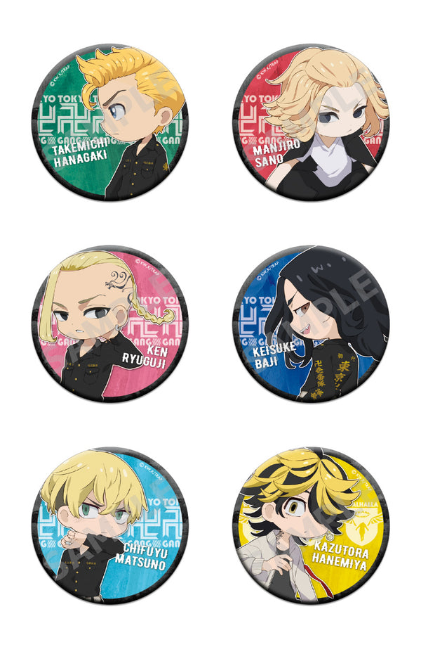 「東京リベンジャーズ」トレーディング缶バッジ (全6種)